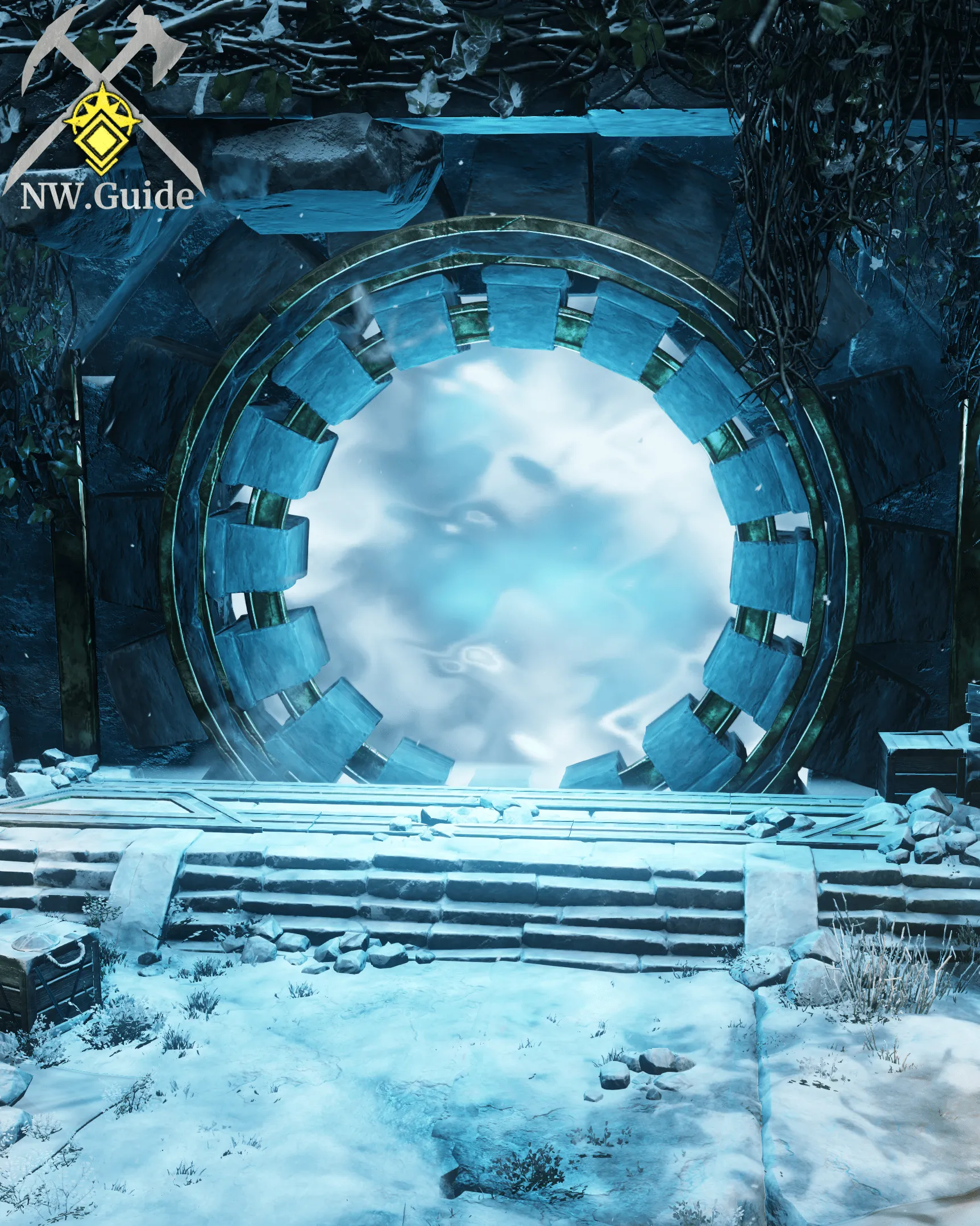 Empyrean Forge entrance in Great Cleave